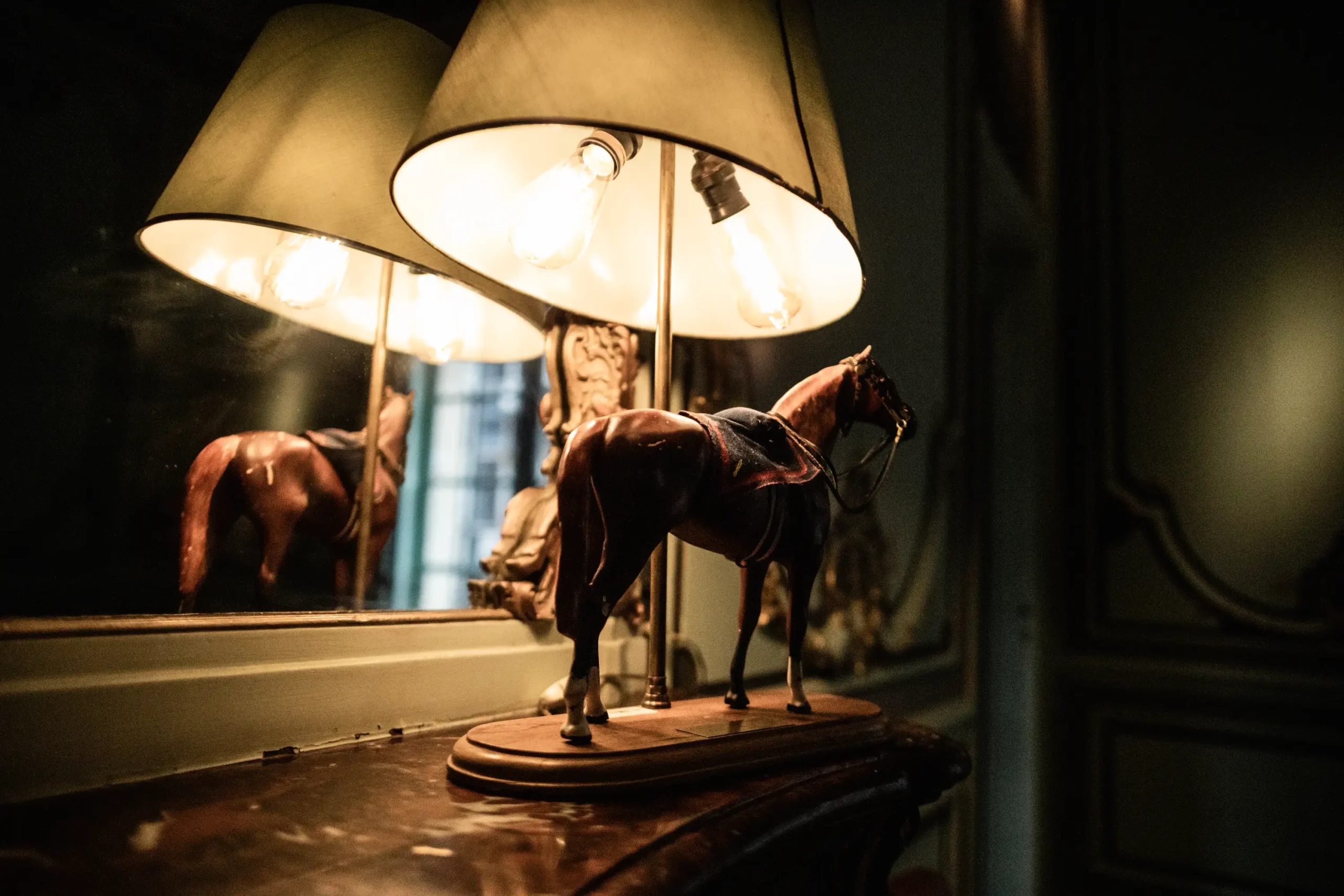 lampara caballo